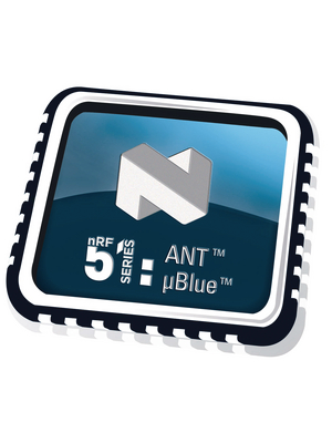 Nordic Semiconductor - NRF51422-QFAA-T - ANT Radio Transceiver 1.8...3.6 VDC 16 mA 13 mA +4 dBm 250...2 Mbps, NRF51422-QFAA-T, Nordic Semiconductor