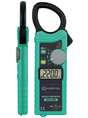 Kyoritsu - KEW 2200 +CAL - Current clamp meter, 1000 AAC, AVG, KEW 2200 +CAL, Kyoritsu