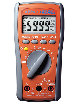Appa - APPA 73 - Multimeter digital TRMS AC 6000 digits 750 VAC 1000 VDC 10 ADC, APPA 73, Appa