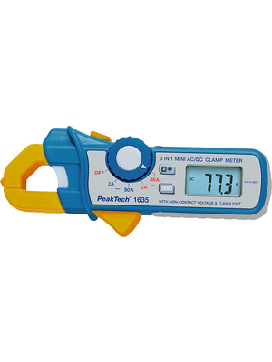 PeakTech - PeakTech 1635 +CAL - Current clamp meter 2 A / 80 AAC, PeakTech 1635 +CAL, PeakTech