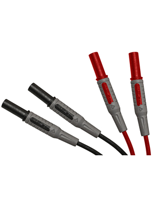 PeakTech - PeakTech 7020 - Safety test lead ? 4 mm red + black 120 cm CAT III, PeakTech 7020, PeakTech
