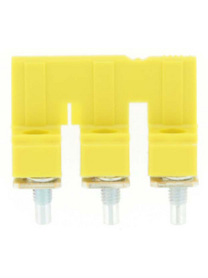 Weidmller - WQV 10/3 - Cross connector N/A WQV 18 x 7.55 x 26.8 mm yellow W-Series, 1054960000, WQV 10/3, Weidmller