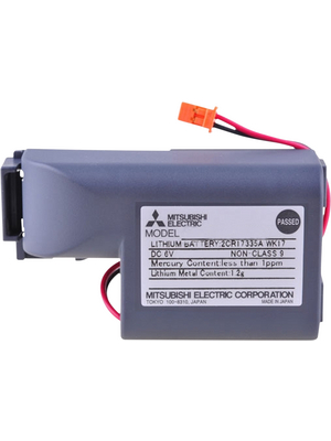 Mitsubishi Electric - MR-BAT6V1SET - Battery Set, MR-BAT6V1SET, Mitsubishi Electric