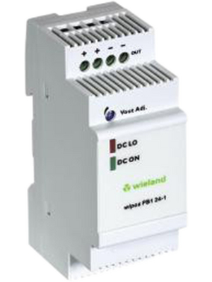 Wieland - 81.000.6322.0 - Switched-mode power supply 12 VDC/2 A 24 W Phases=1, 81.000.6322.0, Wieland