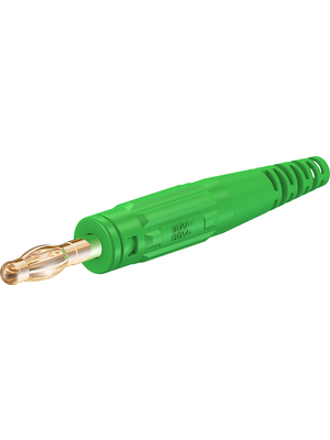 Staeubli Electrical Connectors - L409 GREEN - Plug ? 4 mm green CAT I N/A, L409 GREEN, St?ubli Electrical Connectors