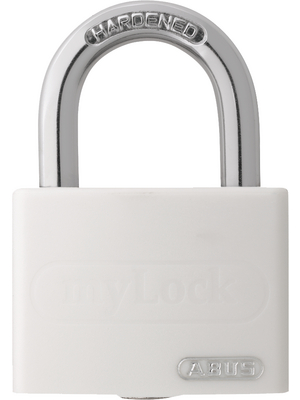Abus - T65AL/40 WHITE - Padlock 40 mm, T65AL/40 WHITE, Abus