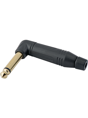 Amphenol - ACPM-RB-AU - Jack plug 6.35 mm black 2P, ACPM-RB-AU, Amphenol