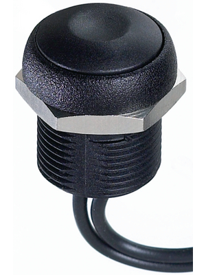 Apem - IRR3F422 - Push-button Switch Momentary function black, IRR3F422, Apem