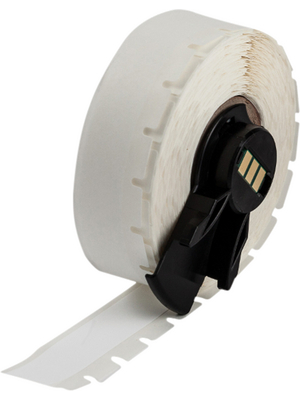 Brady - M61C-475-422 - Continuous Glossy Tape, Polyester 15.2 m 12.1 mm white, M61C-475-422, Brady