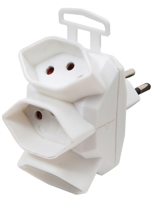 Brennenstuhl - 1508022101 - Plug-in power strip white 10 A/230 VAC Typ 12, 1508022101, Brennenstuhl