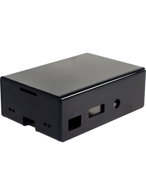 Camdenboss - CBRPI-2-3-BLK - Raspberry Pi B+ /  Pi 2 /  Pi 3  Enclosure 62.4 x 89.4 x 32 mm black Polystyrene IP 00 N/A, CBRPI-2-3-BLK, Camdenboss