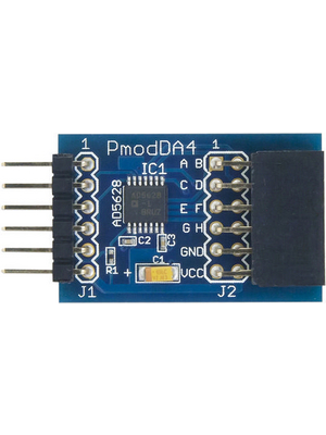 Digilent - 410-245 PMODDA4 - PmodDA4, Module, SPI / Analogue, 410-245 PMODDA4, Digilent