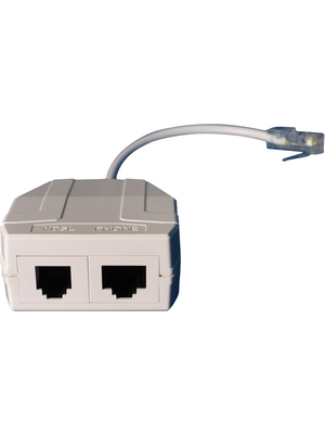 Elbro - K224196 - ADSL Filter Adapter, RJ45 - RJ45 / RJ11, K224196, Elbro