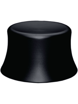 Elma - K1-SR-B60 - Aluminium Knob black 31.8 mm, K1-SR-B60, Elma