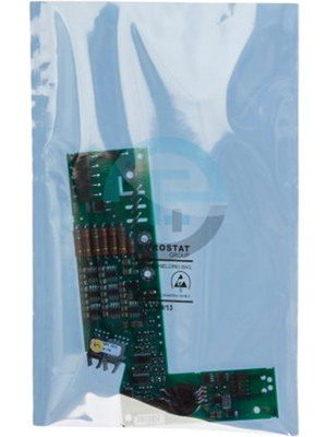 Eurostat - 31600E 76X127 - Shielding Bag, ESD 127 x 76 mm PU=Pack of 100 pieces, 31600E 76X127, Eurostat