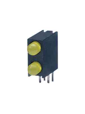 Everlight Electronics - A694B/2UY/S530-A3 - PCB LED 3 mm round yellow standard, A694B/2UY/S530-A3, Everlight Electronics