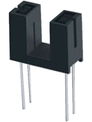 Everlight Electronics - ITR9608-F - Fork coupler 5 mm 50 mA 0.4 V 20 mA -25...+85 C, ITR9608-F, Everlight Electronics