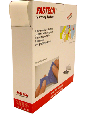 Fastech - B50-SK-ETN21CW25 - Self-adhesive hook fasteners white 25.0 m x50 mm, B50-SK-ETN21CW25, Fastech