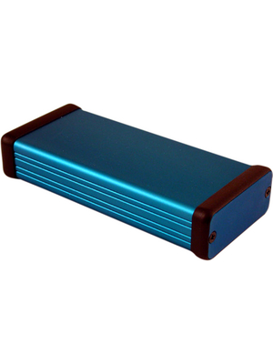 Hammond - 1455C1201BU - Metal enclosure, blue, 54 x 120 x 23 mm, Aluminium, 1455C1201BU, Hammond
