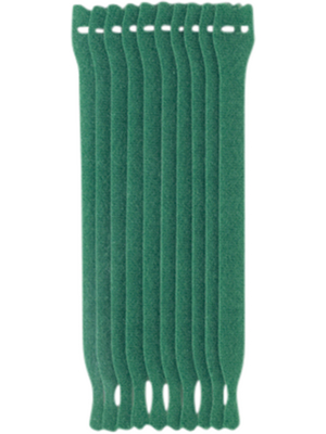HellermannTyton - TEXTIE M PA66/PP GN 10 - Cable tie green 200 mm x 12.5 mm, TEXTIE M PA66/PP GN 10, HellermannTyton