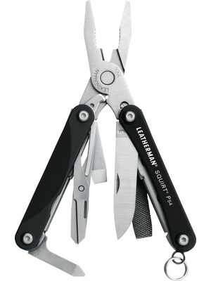 Leatherman - SQUIRT PS4 BLACK - Multipurpose tool, SQUIRT PS4 BLACK, Leatherman