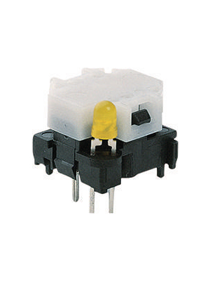 Marquardt - 6425.3121 - PCB Switch Size 19 mm 28 VAC/DC 100 mA yellow Through Hole THT, 6425.3121, Marquardt