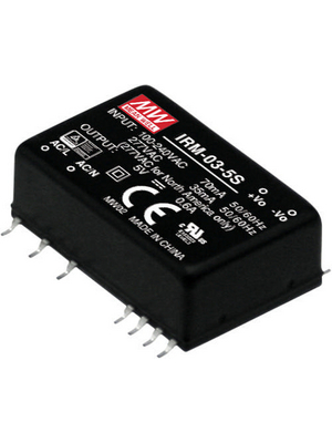 Mean Well - IRM-03-12S - Switching power supply 3 W 1 output, IRM-03-12S, Mean Well