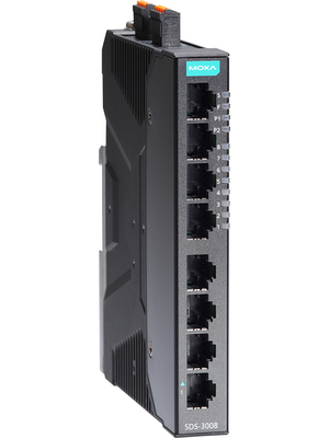 Moxa - SDS-3008 - Industrial Ethernet Switch 8x 10/100 RJ45, SDS-3008, Moxa