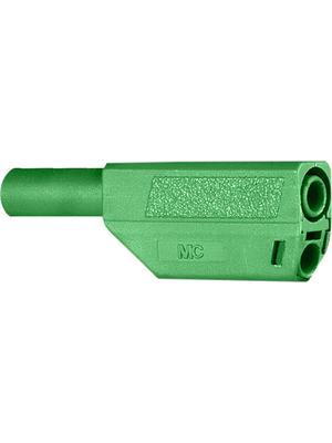 Staeubli Electrical Connectors - KT425-SE GREEN - Insulator ? 4 mm green CAT II N/A, KT425-SE GREEN, St?ubli Electrical Connectors