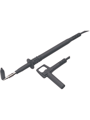 Staeubli Electrical Connectors - XPS-482/4 BLACK - Safety test lead 1 m black, XPS-482/4 BLACK, St?ubli Electrical Connectors