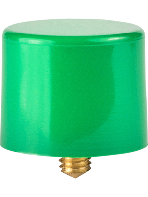 NKK - AT407F - Cap, round, green, 10 x 10 x 8 mm, AT407F, NKK