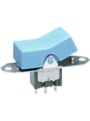 NKK - M2018TYW01 - Rocker switch, (on)-off-(on), black, M2018TYW01, NKK