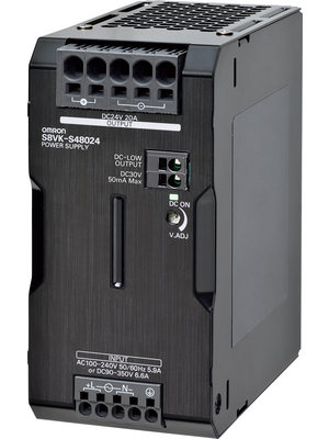 Omron Industrial Automation - S8VK-S48024 - Switched-mode power supply / 20 A, S8VK-S48024, Omron Industrial Automation
