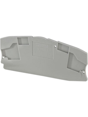 Phoenix Contact - D-DTME 6 - End plate, grey, D-DTME 6, Phoenix Contact