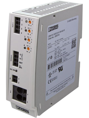 Phoenix Contact - CBM E4 24DC/0.5-10A NO-R - Circuit Breaker 40 A 4, Circuit tripping E, CBM E4 24DC/0.5-10A NO-R, Phoenix Contact