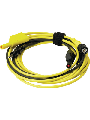 Pico - TA128 - BNC to 4 mm test lead 3 m, yellow, TA128, Pico