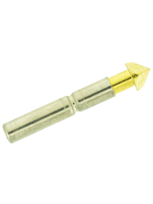 PTR Messtechnik - 1064-H2-1.25N-AU-1.96C - Spring contact 5 A 9.91 mm Pyramid, 1064-H2-1.25N-AU-1.96C, PTR Messtechnik