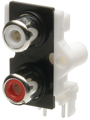 Zhejiang Zhengguang - RCA-209 - Cinch/phono panel socket red/white, RCA-209, Zhejiang Zhengguang