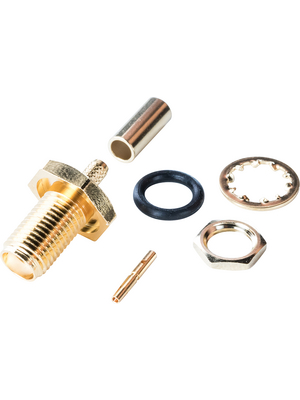 RND Connect - RND 205-00452 - Connector SMA 50 Ohm, straight, RND 205-00452, RND Connect