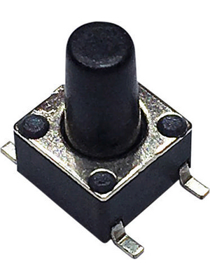RND Components - RND 210-00207 - PCB Tactile Switch  PCB 12 VDC 50 mA SMT, RND 210-00207, RND Components