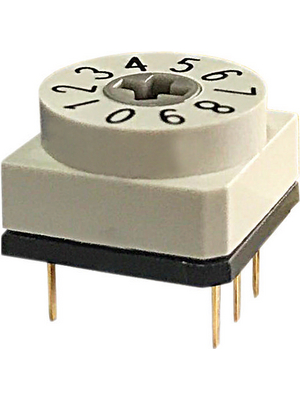 RND Components - RND 210-00247 - PCB coding switch BCD 3+2, RND 210-00247, RND Components