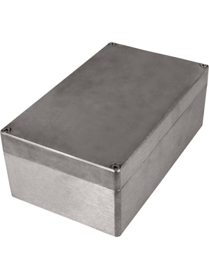 RND Components - RND 455-00412 - Metal enclosure, light grey, 120 x 200 x 75 mm, Aluminium, IP 65, RND 455-00412, RND Components