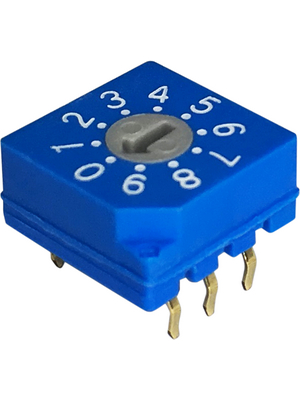 RND Components - RND 210-00087 - PCB coding switch BCD 3+3, RND 210-00087, RND Components