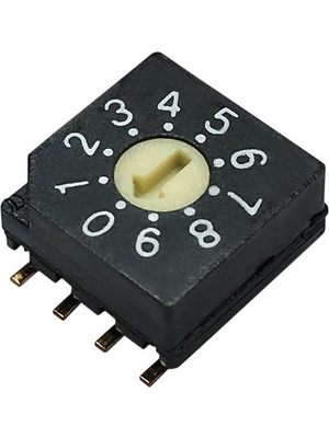 RND Components - RND 210-00097 - PCB coding switch BCD 4+1, RND 210-00097, RND Components