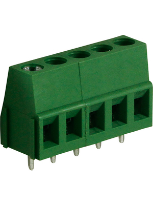 RND Connect - RND 205-00037 - PCB Terminal Block Pitch 5 mm horizontal 5P, RND 205-00037, RND Connect