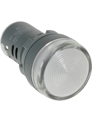 RND Components - RND 210-00047 - 22 mm Panel Indicator white 110 VAC, RND 210-00047, RND Components