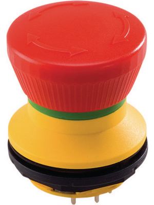 Schlegel Elektrokontakt - FRVKOOI - Emergency-stop Button yellow 2 break contacts (NC) / 1 make contact (NO), FRVKOOI, Schlegel Elektrokontakt