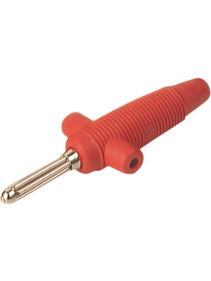 SKS Kontakttechnik - BUELA 300 K red - Laboratory plug ? 4 mm red CAT I N/A, BUELA 300 K red, SKS Kontakttechnik