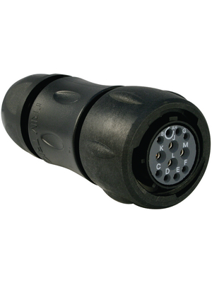 Souriau - UTS6JC14E12S - Coupling Socket UTS Hi seal Poles=12 N/A Female Housing size14, UTS6JC14E12S, Souriau