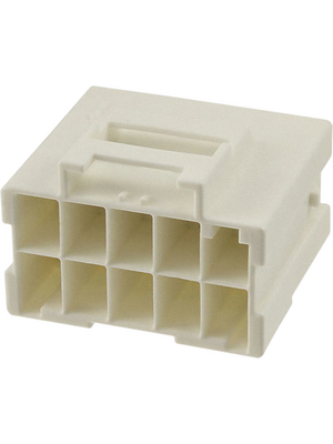 TE Connectivity - 1-1971774-5 - Female Housing Pitch6 mm Poles 2 x 5 Multi row / Free hanging/cable mount Power Triple Lock, 1-1971774-5, TE Connectivity